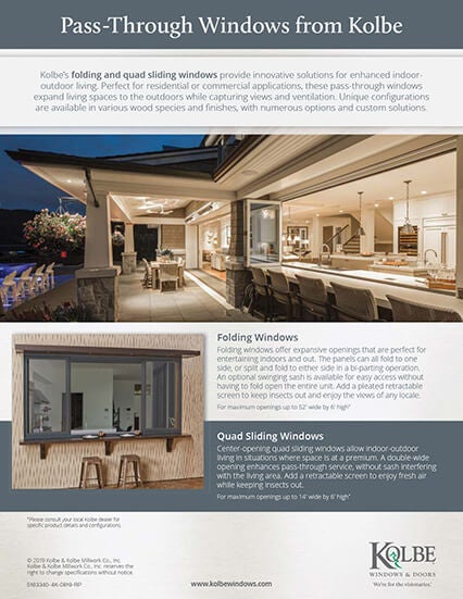 Download Pass-Through Sliding & Folding Windows sell sheet