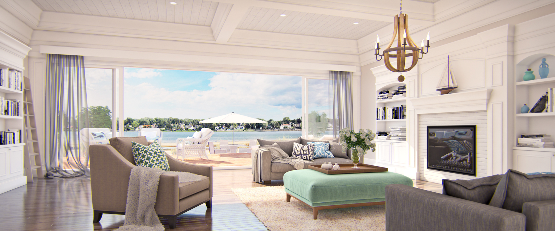 Forgent Series Complementary Multi-Slide Door